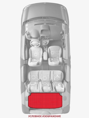 ЭВА коврики «Queen Lux» багажник для Hafei Saibao (2G)